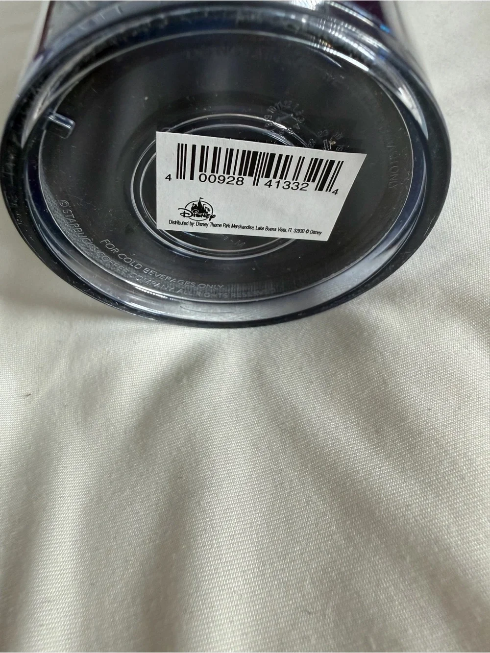 Disney Starbucks Blue Glitter Mickey Star Tumbler
